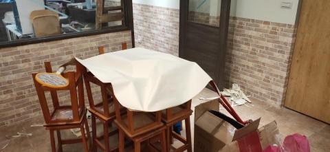 全宏工作室 - 1080528。台北市內湖區康寧路三段99巷。麵線店。日本壁紙施工。 全宏工作室 - 1080528。台北市內湖區康寧路三段99巷。麵線店。日本壁紙施工。