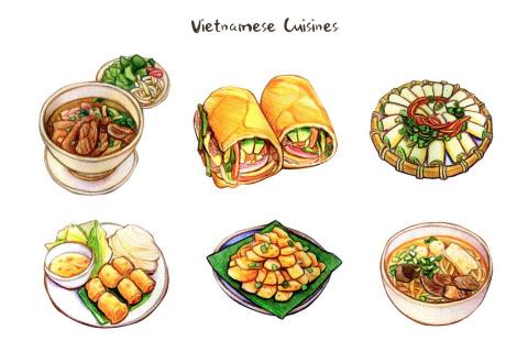 邱湘涵 (Rose) - 美食插畫