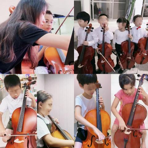 葉昱伶 大提琴老師 - 上課紀錄。上課除了幫每位學生做筆記以外，偶爾也會將上課重點部分錄影給學生或家長讓學生回家複習參考。