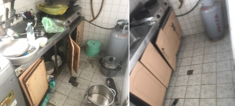 淨業居家清潔 - (廚房)清潔前後圖