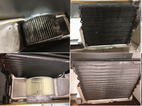 周師傅 - 窗型冷氣清洗前後照