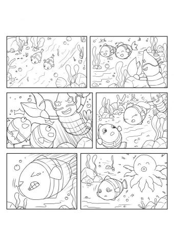 楊雪琪 - 黑白漫畫