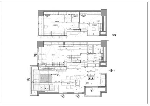 十蒔設計工作室 - 台北L宅-平面設計圖 十蒔設計工作室 - 台北L宅-平面設計圖