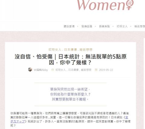 WEI-SHAN HSU - 女性話題文章
http://femmewetalk.com/?p=79699