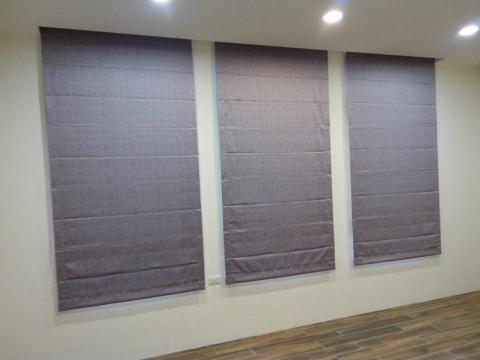 柏森窗簾家飾 - 客製化 羅馬簾--素面羅馬簾