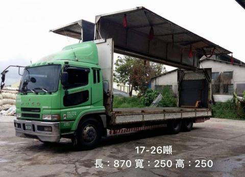 易成精緻搬家 - 17-26噸車型,皆有車棚加升降尾門 易成精緻搬家 - 17-26噸車型,皆有車棚加升降尾門