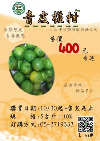 FangC. 個人工作室 - 農產水果促銷海報