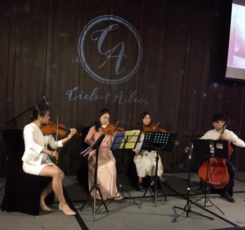 Alice String Quartet 四重奏 - 受邀於君品酒店為新人演出