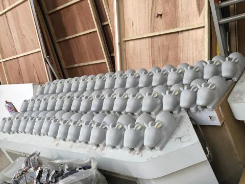 蕭羽芹 - 神經內分泌腫瘤十大警訊&mdash;斑馬公仔巡迴展(建模)