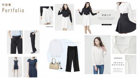 蕭羽芹 - ESSENCE服飾品牌BANNER平面設計