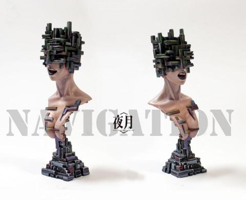 夜月造物 模型設計改造製作 - gk胸像製作