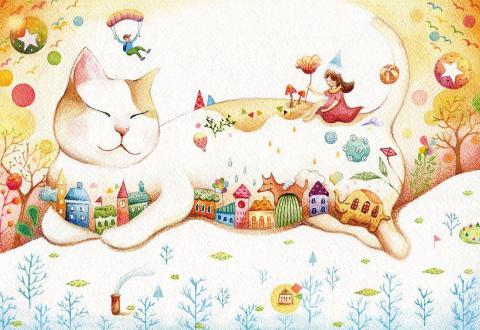 林玥彤 - 貓咪嘉年華-插畫作品