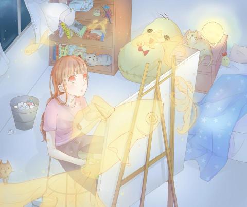 黃之廷 - 日系插圖繪製