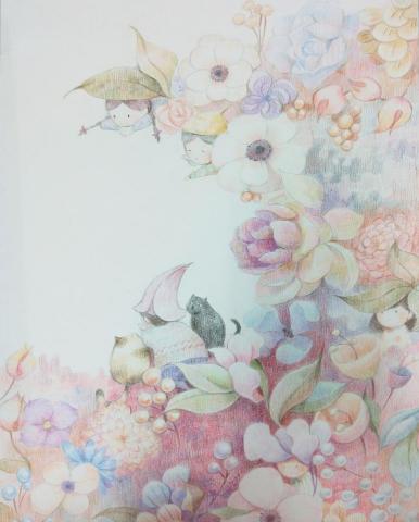 何畇蓁 - 插畫(色鉛筆)