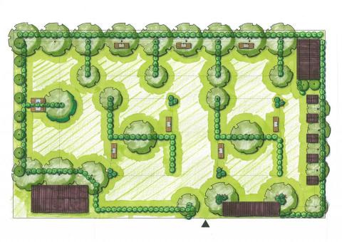 屋+樹設計工作室 - 露營區全區配置圖