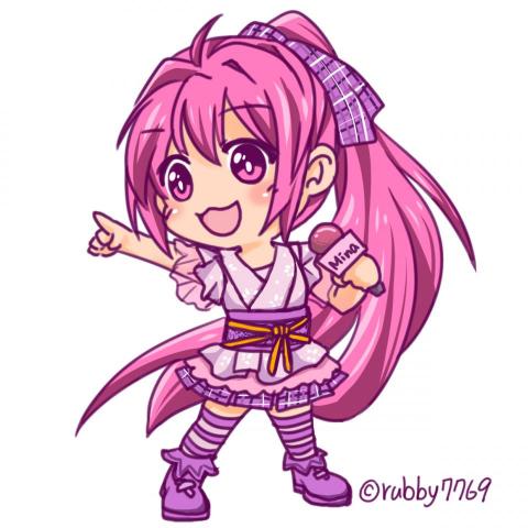 黃玟瑄 - Q版人物設計(日文KTV米娜頻道的吉祥物)