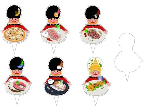 藝多萊波 • Idéelab　design - 餐點插卡設計