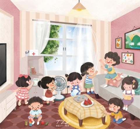 薇光年 插畫設計 - 商稿_靖娟文教基金會  薇光年 插畫設計 - 商稿_靖娟文教基金會