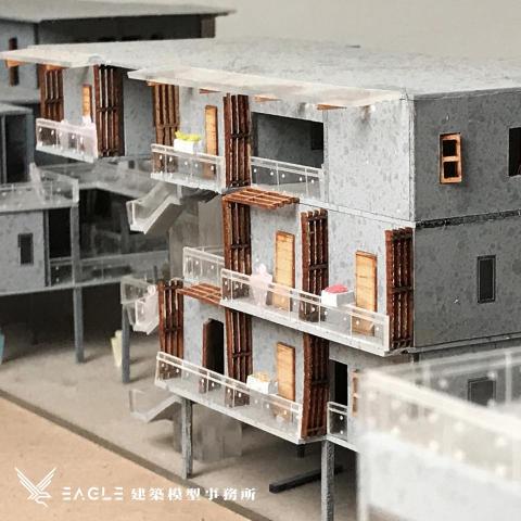 Eagle模型事務所 - 建築模型 / 雷射切割 - ➤流浪者之家 - 建築模型
小編最近在倉庫挖到了自己畢設的模型，就認真拍了照，來跟大家分享一下。