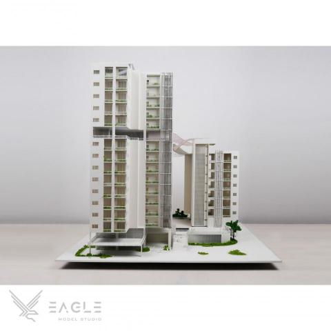 Eagle模型事務所 - 建築模型 / 雷射切割 - ➤集合住宅 - 建築模型
首先要先不吃不喝三十⋯⋯⋯⋯不說了乖乖租房子好了！