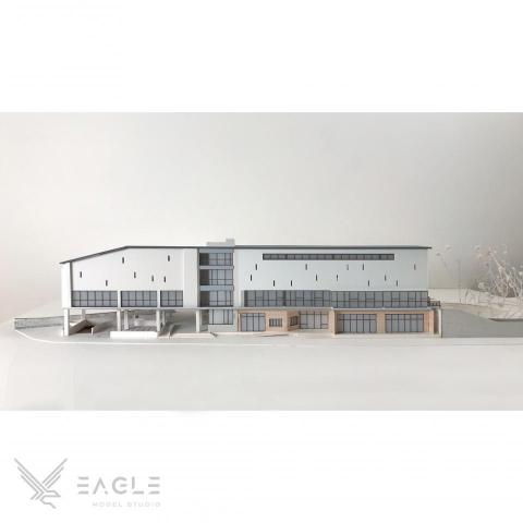 Eagle模型事務所 - 建築模型 / 雷射切割 - ➤活動中心 - 建築模型
嗶嗶嗶嗶嗶，二樓以上要改建啦，閒雜人等不得進入！