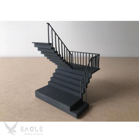 Eagle模型事務所 - 建築模型 / 雷射切割 - ➤客製化家具 - 家具模型
內行看樓梯是質感工業風，外行看樓梯是工廠廢墟風。