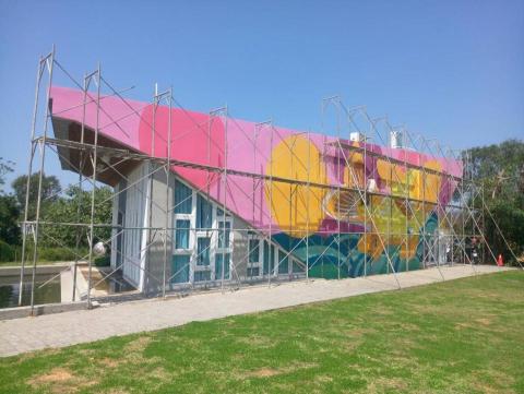 沐樂創意設計有限公司 - 新竹某公所壁畫設計與寫生比賽活動規劃執行
執行內容：
活動內容規劃與執行
活動主視覺設計
攤位、立牌設計
海報設計 
活動簡章設計
Truss背板設計
報名名單整合
伴手禮規劃
記者會
新聞稿撰寫
邀請卡(信封)設計
壁畫設計與施工