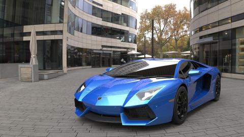 鄭文全 - Lamborghini 建模渲染練習