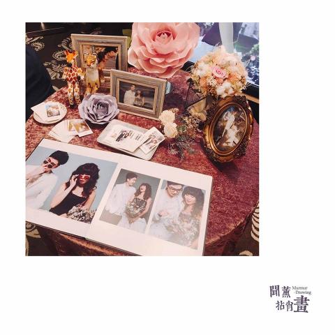 柯聞薰 - 婚禮禮金桌布置設計