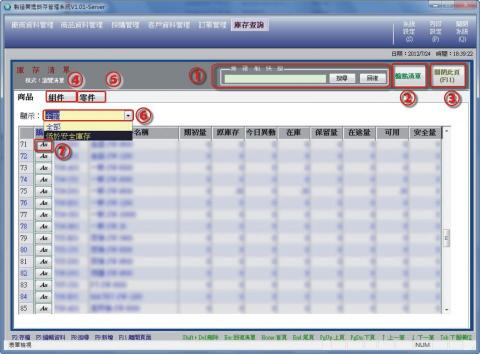 企業易勝數位升級中心 / 陳宇航 - 庫存檢視