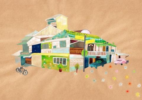 張玲瑜 - 插畫繪製,  2019-水彩, 壓克力顏料