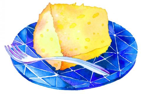 張玲瑜 - 食物插畫,  2017- 水彩