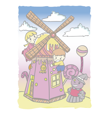 學生/芳芳 - 改造景點樣貌在加入適合的童話故事元素，讓景點多了分俏皮可愛。