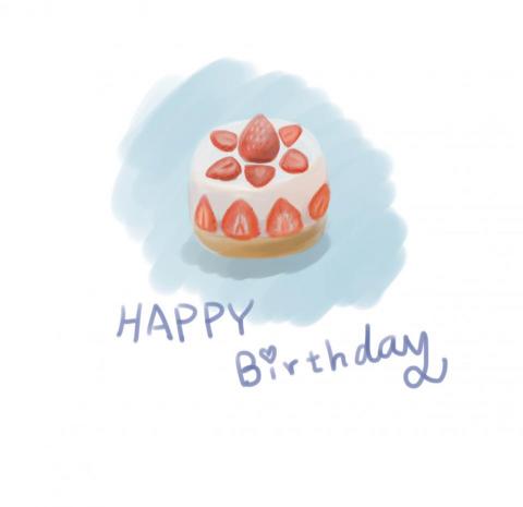 E.G.工作室 - 插圖設計-Happy birthday E.G.工作室 - 插圖設計-Happy birthday