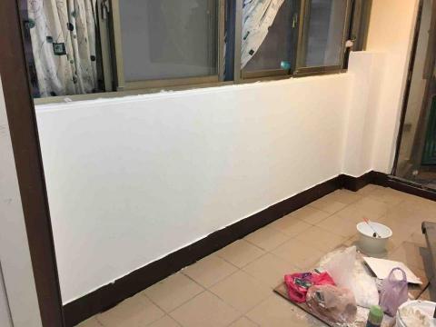 世華工程行 - 油漆粉刷施工中