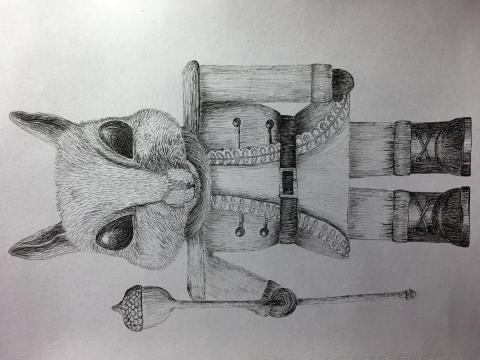 家菁 - 松鼠軍隊之松實鉗-代針筆