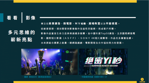 看看原創股份有限公司 - 商業廣告、微電影 MV拍攝、展場佈置及平面視覺，作創意發想、項目開發到影像後製，全面性的服務。