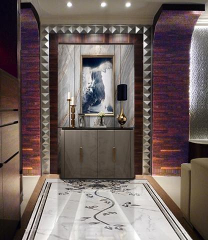 亦樺室內裝修設計工作室.京美興業有限公司 - 現代輕奢華風 -林公館~玄關