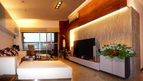 亦樺室內裝修設計工作室.京美興業有限公司 - 簡約輕奢華風-賴公館~客廳