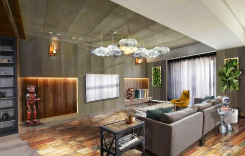 亦樺室內裝修設計工作室.京美興業有限公司 - 工業風-陳公館~客廳