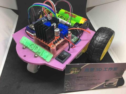 風雲3D 列印及雷雕3D掃描工作室 - 手機藍牙搖控3WD智能車 風雲3D 列印及雷雕3D掃描工作室 - 手機藍牙搖控3WD智能車