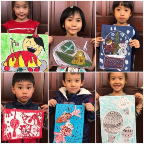 68藝術工作室 -  兒童畫班