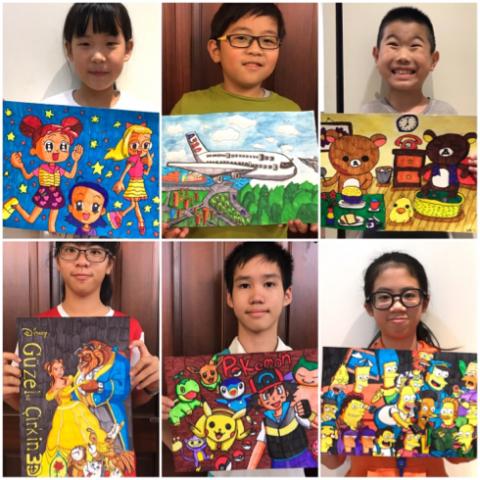 68藝術工作室 -  兒童青少年漫畫班