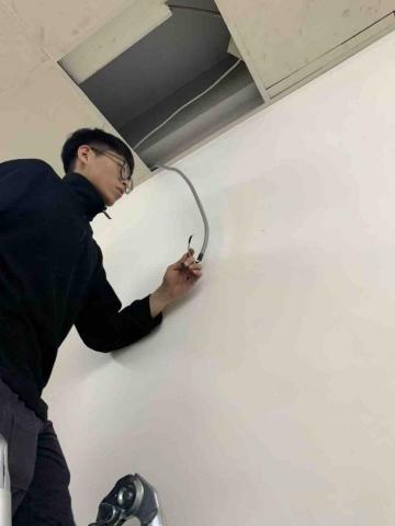 阿儒水電 - 加裝220插座 拉線