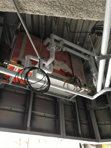 興榮水電 - 冰水主機配管完成