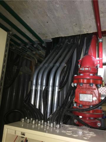 興榮水電 - 消防箱配管中