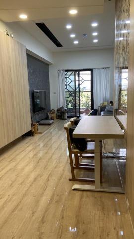 洋葱 - 19坪2房，現代混搭風格電視牆