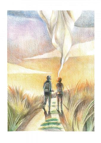 Sitting - 繪本插圖