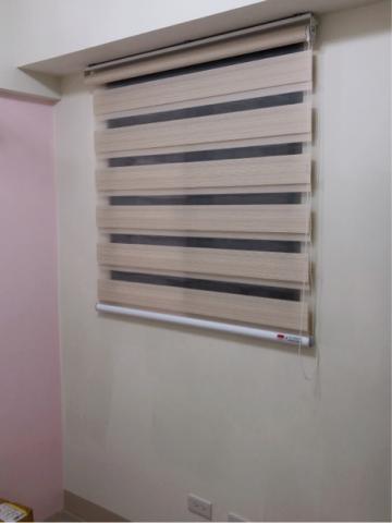 文藝窗簾、地板工程 - 調光簾