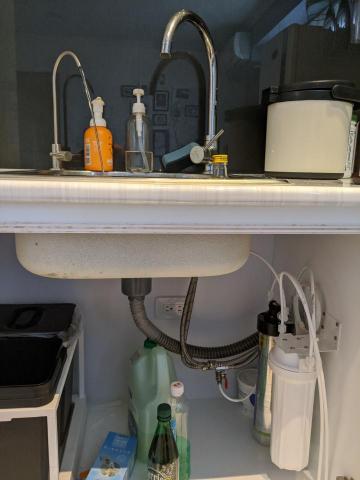 超極電腦科技行 - 愛惠普淨水器 4HL搭配前置軟水+不銹鋼水龍頭